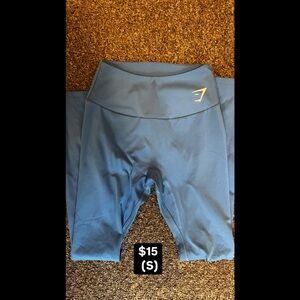 Blue Gymshark Leggings Size Small